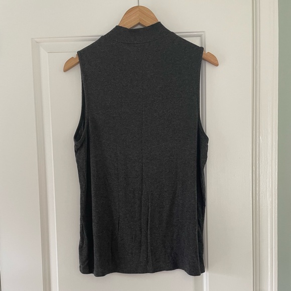 Gap charcoal sleeveless knit top XL - Picture 7 of 7